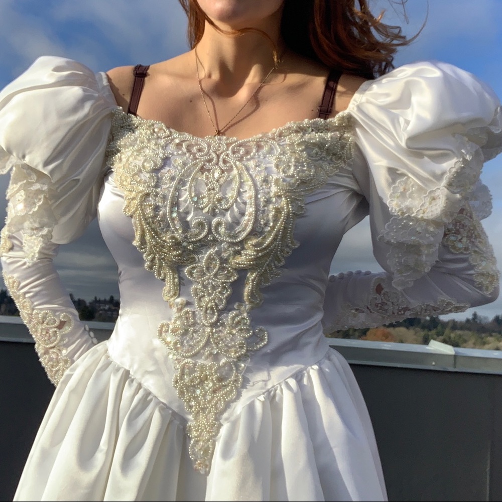 Wedding gown by Demitrios